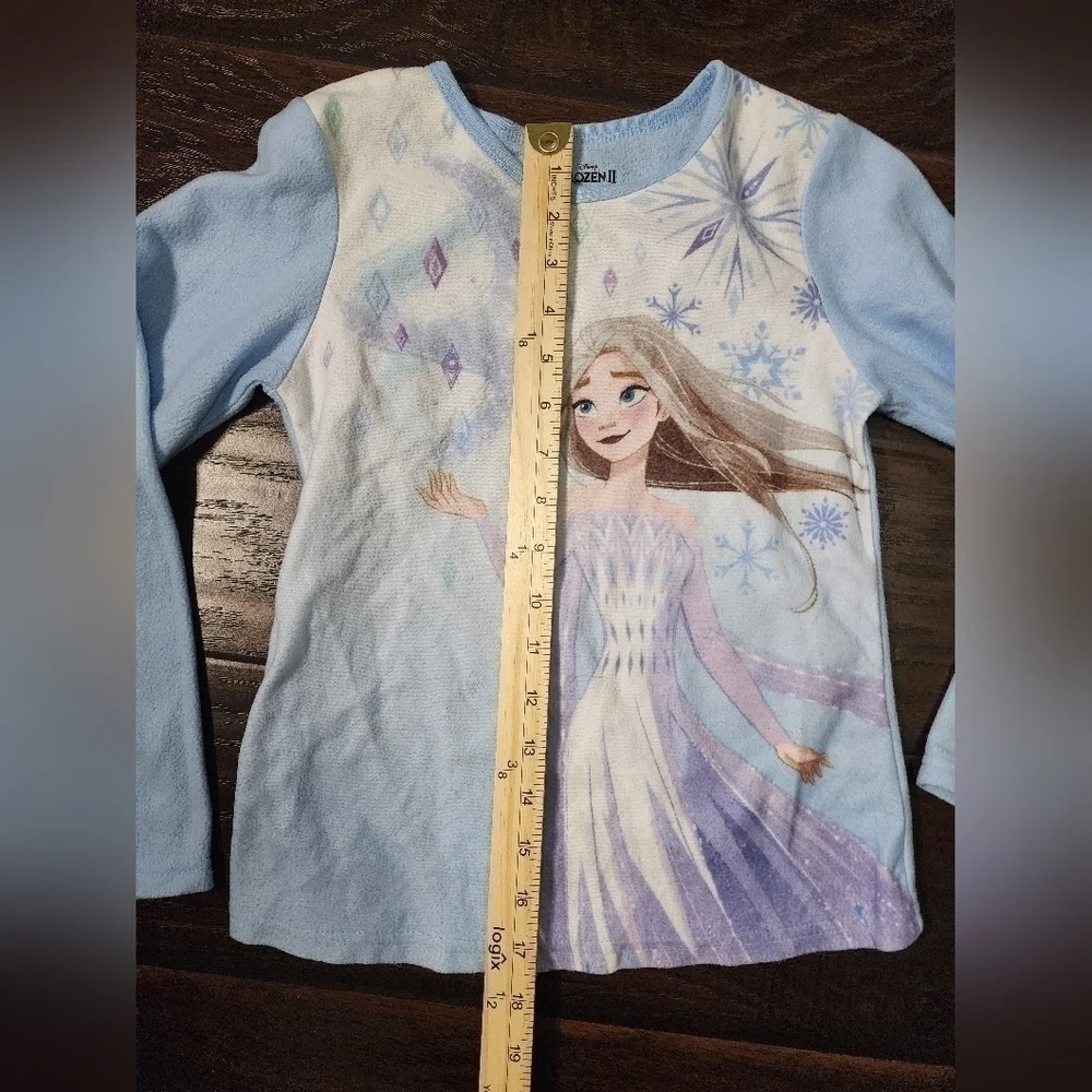 Girls Disney Frozen Fleece Long Sleeve Shirt - Picture 5 of 8